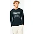 Longsleeve męski SUPER.NATURAL M SNOW TRAIL ESCAPE LS granatowy