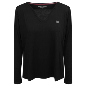 Damska koszulka z długim rękawem UW0UW01981-BEH - Tommy Hilfiger
