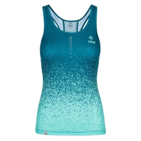 Damski podkoszulek do biegania Gibson-w Green Petrol z nadrukiem - Kilpi