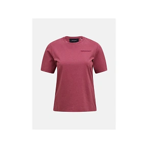 Koszulka damska PEAK PERFORMANCE W Original Small Logo Tee kolor czerwony Koszulka damska PEAK PERFORMANCE W Original Small Logo Tee kolor czerwony