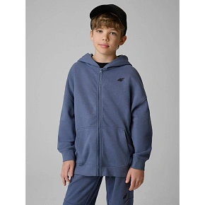 Bluza dresowa loose z kapturem chłopięca 4F 4FJRSS26TSWSM3051-33S Bluza dresowa loose z kapturem chłopięca 4F 4FJRSS26TSWSM3051-33S