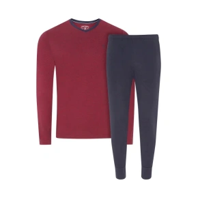 Piżama męska 500014 460 tm. blue-maroon - dżokej