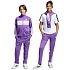 Dres dla dzieci adidas Seasonal Essentials Tiberio 3-Stripes fioletowy KC2125