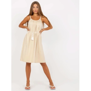 Sukienka damska DHJ SK 20067.96 beżowy - FPrice