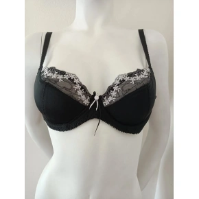 Biustonosz na fiszbinach 047 czarny - Kostar