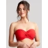 Damski stanik bikini Anya Riva Bandeau Red SW1303 - Panache