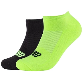 Skechers 2PPK Basic Cushioned Sneaker Socks SK43024-0201 Zielone 35-38