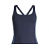 Koszulka damska CASALL Shaped Block Built in Bra Tank kolor granatowy