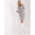 Damska sukienka z dzianiny PM SK PM319.19 Grey - FPrice
