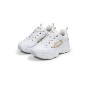 Fila Skye ZP buty sportowe damskie sneakersy modne białe ze złotym dámské