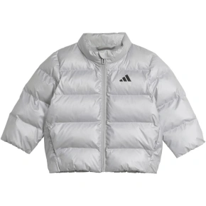 Kurtka dla dzieci adidas Synthetic Down Glam srebrna JM8870 Kurtka dla dzieci adidas Synthetic Down Glam srebrna JM8870