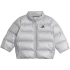 Kurtka dla dzieci adidas Synthetic Down Glam srebrna JM8870