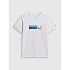 T-shirt regular z nadrukiem męski 4F 4FWSS26TTSHM3335-10S