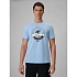T-shirt regular z nadrukiem męski 4F 4FRSS26TTSHM4298-34S