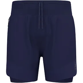 Spodenki męskie Odlo X-ALP TRAIL 6 INCH 2-in-1 short granatowe