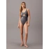 Damski jednoczęściowy kostium kąpielowy KW0KW02640 BEH czarny - Calvin Klein