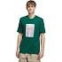 Koszulka męska adidas Waterfall Graphic zielona KS2173 pánské