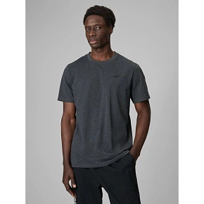 T-shirt regular gładki męski 4F 4FRMM00TTSHM4192-23M