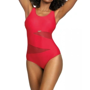 Damski jednoczęściowy strój kąpielowy S36W-6 Fashion sport red - Self
