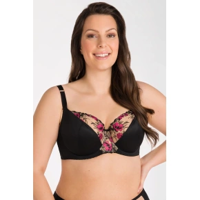 Biustonosz damski K101/1 Gaby Black raft - Gorsenia