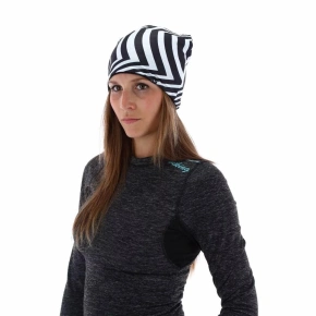 Damska czapka Manganika czarno-biała - Viking