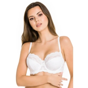 Biustonosz damski 01096 biały - Mediolana