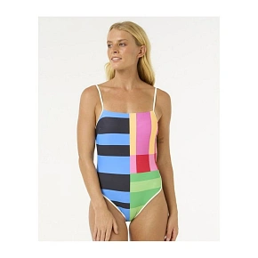Kostium jednoczęściowy RIP CURL Las Dalias Good One Piece turkusowy Kostium jednoczęściowy RIP CURL Las Dalias Good One Piece turkusowy