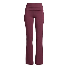 Spodnie damskie CASALL Sublime Folded Flare Pants kolor bordowy Spodnie damskie CASALL Sublime Folded Flare Pants kolor bordowy