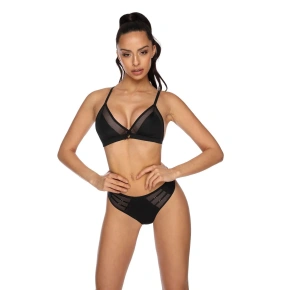 Miękki biustonosz damski M-3300/0 Janet Black - MAT