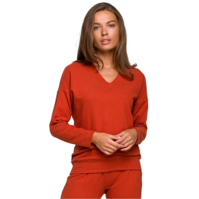 Sweter damski S246 terakota - Stylove