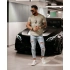 T-shirt męski 278060 khaki - Ola Voga