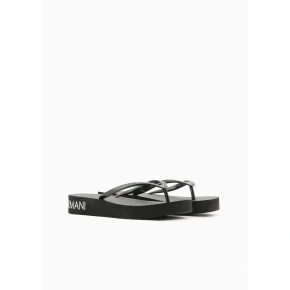 Japonki damskie XVQS07 XN118 00002 czarny - Emporio Armani Japonki damskie XVQS07 XN118 00002 czarny - Emporio Armani