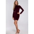 Sukienka damska M558 Bordeaux - MOE