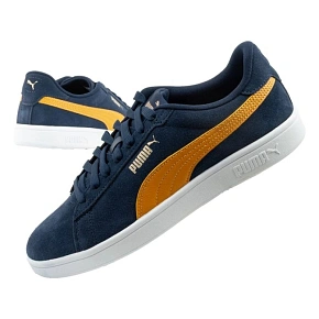 Puma buty sportowe męskie sneakersy Smash 3.0 skórzane klasyczne modne granatowe
