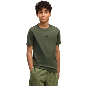 Koszulka dla dzieci Puma ESS Small No.1 Logo Centered Tee khaki 692975 86 Koszulka dla dzieci Puma ESS Small No.1 Logo Centered Tee khaki 692975 86