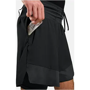 Spodenki męskie Odlo 2-in-1 short X-ALP TRAIL 6 INCH czarne Spodenki męskie Odlo 2-in-1 short X-ALP TRAIL 6 INCH czarne