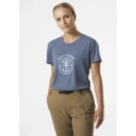Damska koszulka Skog Recycled Graphic Tee W 63083 585 - Helly Hansen