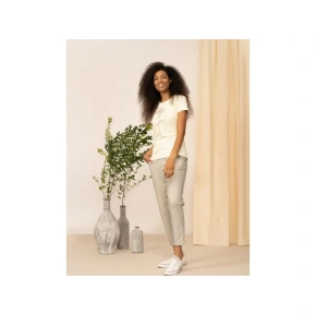 Spodnie damskie OTHAW22TTROF044-83S beżowe - Outhorn