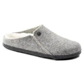 Kapcie męskie/damskie ocieplane Birkenstock Zermatt Light Gray z wełnianego filcu regular szerokie (1015092) Kapcie męskie/damskie ocieplane Birkenstock Zermatt Light Gray z wełnianego filcu regular szerokie (1015092)