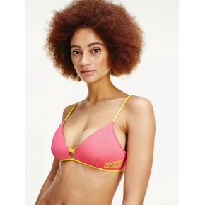 Damski top kąpielowy UW0UW02107-TJN różowo-żółty - Tommy Hilfiger