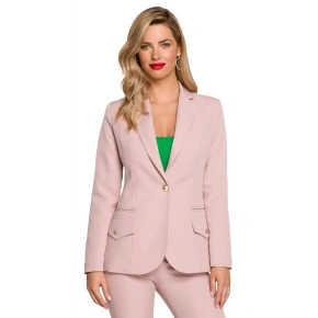 Kurtka damska K141 pudrowy róż - Makover