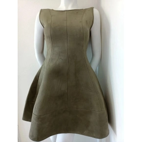 Sukienka damska M456 oliwkowa - Figl