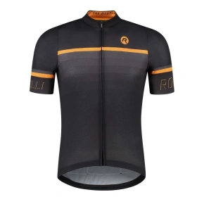Rogelli koszulka HERO II czarno-pomarańczowa 2XL Rogelli koszulka HERO II czarno-pomarańczowa 2XL
