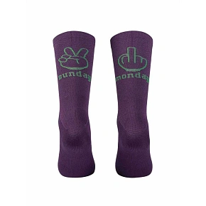 Skarpety rowerowe NORTHWAVE Sunday Monday Sock fioletowy Skarpety rowerowe NORTHWAVE Sunday Monday Sock fioletowy