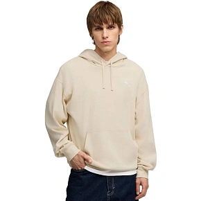 Bluza męska Puma ESS Elevated Relaxed Hoodie beżowa 692019 87 pánské