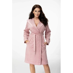 Szlafrok damski FR-353 Pudrowy róż - Dorota
