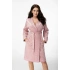 Szlafrok damski FR-353 Pudrowy róż - Dorota