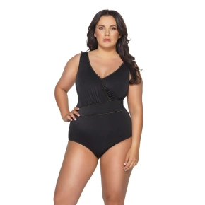 Damski jednoczęściowy strój kąpielowy SKJ-59 Czarny - AVA