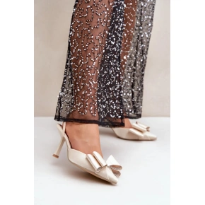 Damskie szpilki na obcasie SQC-118 / 204794 Gold - GIVANA