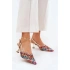 Dámské lodičky na jehlovém podpatku 8338-302 Zlatá mix barev - DAY-VINE Shoes